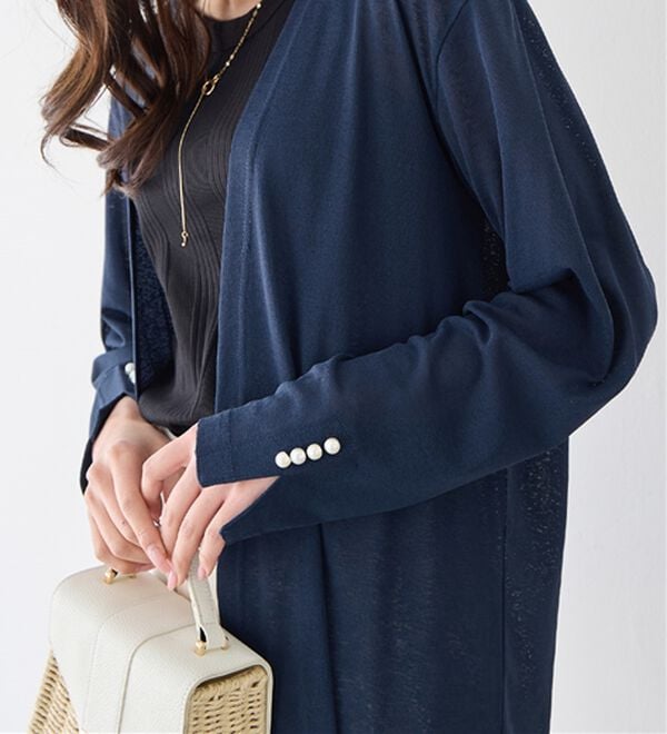 alotta（アロッタ）の「さらっと軽い！シアートッパーカーディガン（その他カーディガン）」｜詳細画像