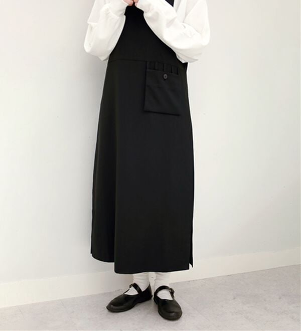 BELLUNA（ベルーナ）の「ポケットが可愛いジャンパースカート（その他ワンピース）」｜詳細画像