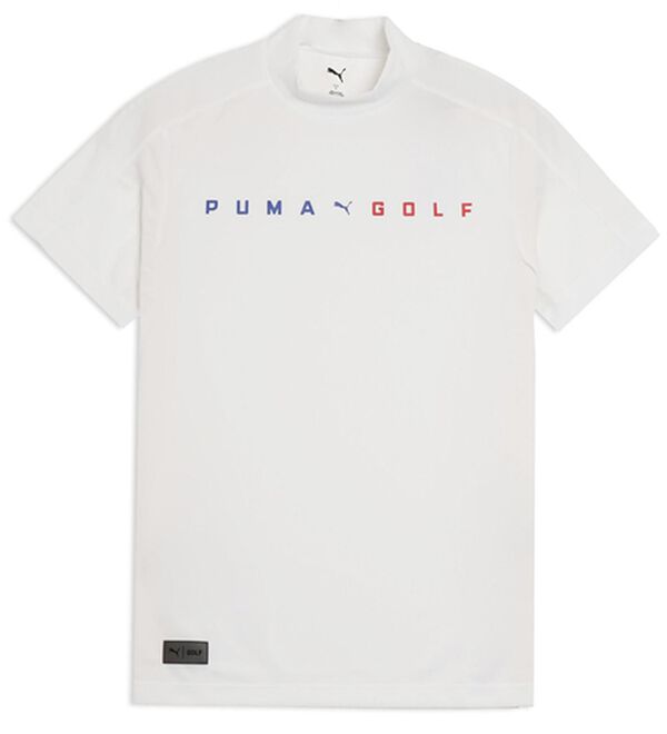 「＜ｐｕｍａ＞ゴルフＬＯＧＯ半袖モックネックシャツ（メンズシャツ）」｜詳細画像