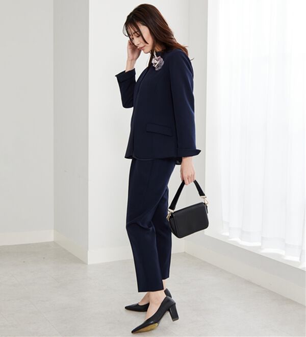 BELLUNA（ベルーナ）の「＜Ｃ／Ｓ＞センタータックテーパードパンツ（テーパードパンツ）」｜詳細画像