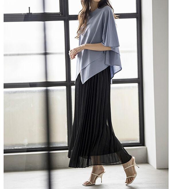 RANAN（ラナン）の「プリーツロングスカート（ロングスカート）」｜詳細画像