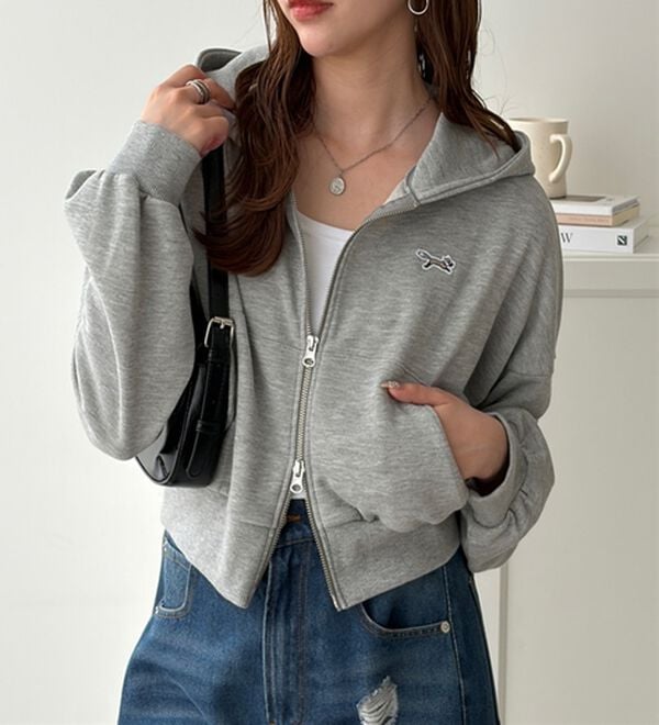 GeeRA（ジーラ）の「【ＰＥＮＮＥＹＳ】裏毛ダブルジップショートパーカー（パーカー）」｜詳細画像