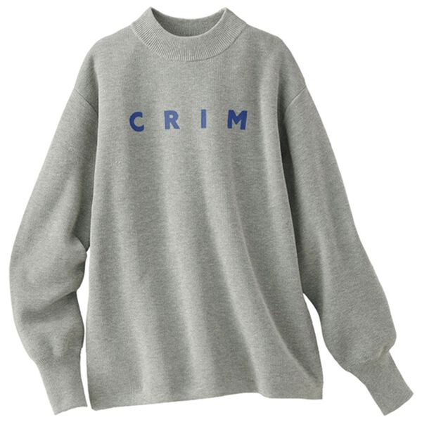 BELLUNA（ベルーナ）の「スウェットライク素材ニットプルオーバー（ニット・セーター）」｜詳細画像