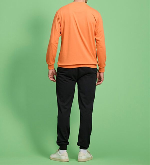 「ハッシュパピー　ブランドデザイン裏毛トレーナー・パンツ（メンズルームウェア）」｜詳細画像