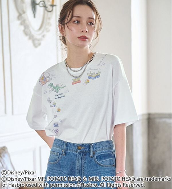 「＜Ｄｉｓｎｅｙ＞綿混素材ゆるっとＴシャツ（カットソー）」｜詳細画像
