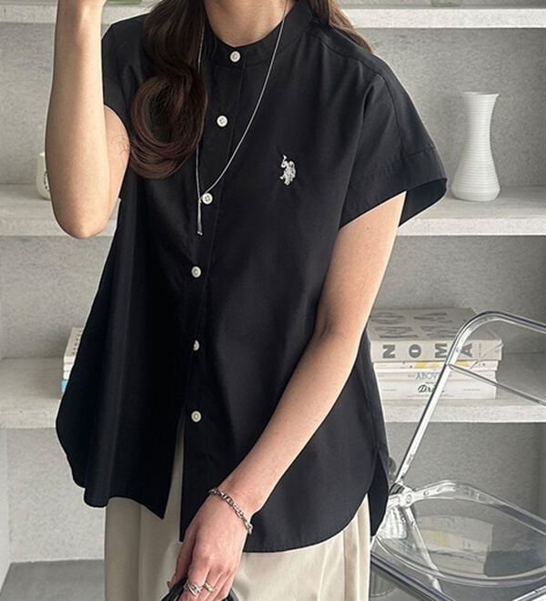 GeeRA（ジーラ）の「【ＵＳ．ＰＯＬＯ．ＡＳＳＮ】フレンチスリーブシャツ（シャツ）」｜詳細画像