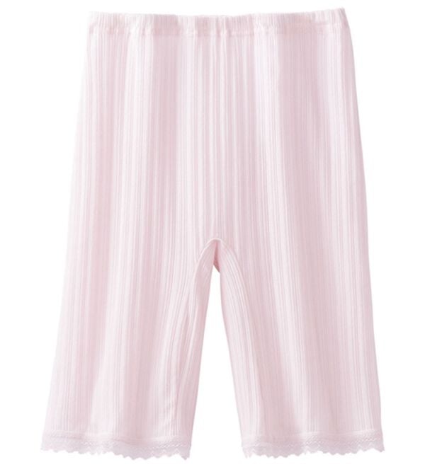 「【３色組】麻入りさらさら３分丈ボトム（ショーツ）」｜詳細画像