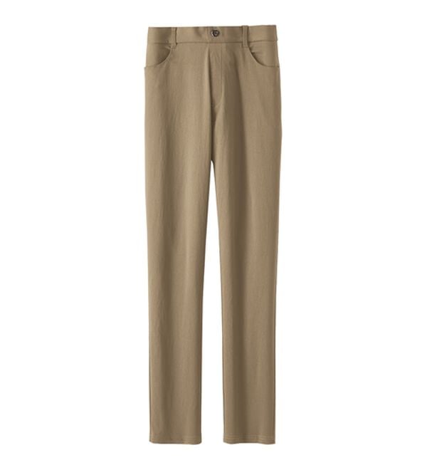 BELLUNA（ベルーナ）の「チノ見えストレッチ素材スリムパンツ（フルレングスパンツ）」｜詳細画像