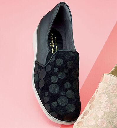 ルフラン（ルフラン）の「＜ミスキョウコ＞４Ｅバブルドットスリッポン（スリッポン）」