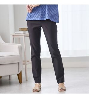 BELLUNA（ベルーナ）の「＜ベルクリーン＞抗菌防臭冷感ストレッチ美脚パンツ（フルレングスパンツ）」｜黒2