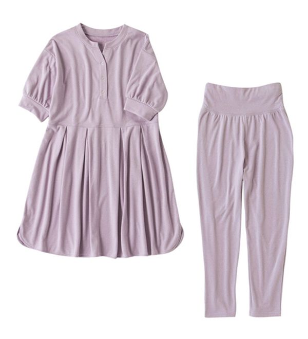 Viola e Viola（ヴィオラ エ ヴィオラ）の「やわらかパイルチュニックセットアップ（パジャマ・ルームウェア）」｜詳細画像