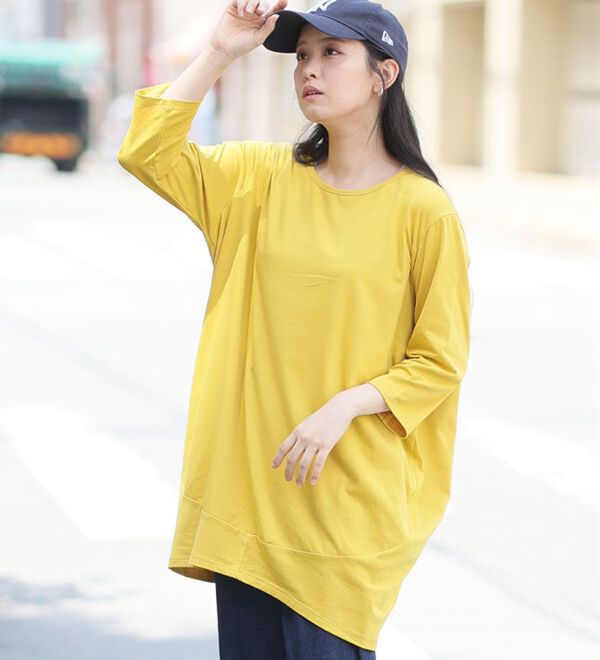 【FD3S】m19861★otto★7分袖チュニック FD3S様専用】m19861☆otto☆7分袖チュニック OTTO Collection 花