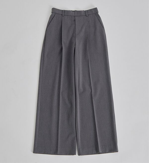 BELLUNA（ベルーナ）の「サマ見え！美脚タック使いワイドパンツ（ワイドパンツ・ガウチョ）」｜詳細画像