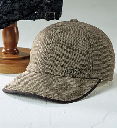 「＜ステットソン＞からみ織り涼やか帽子（メンズ帽子）」