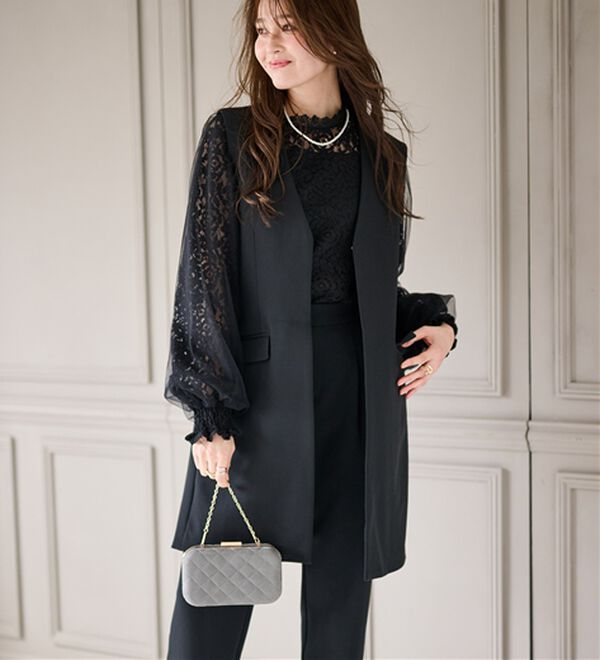 RANAN（ラナン）の「＜２点セット＞ロングジレセットアップ（その他スーツ）」｜詳細画像