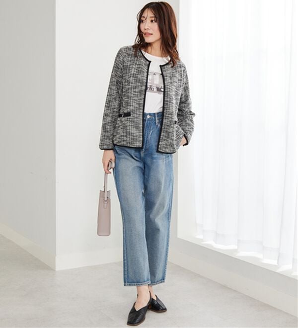 BELLUNA（ベルーナ）の「＜Ｃ／Ｓ＞ツイード調ジャケット（その他ジャケット）」｜詳細画像