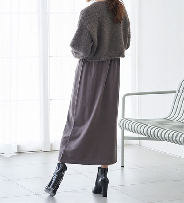 RANAN（ラナン）の「フェザーニットワンピースアンサンブル（ニットワンピース）」｜詳細画像