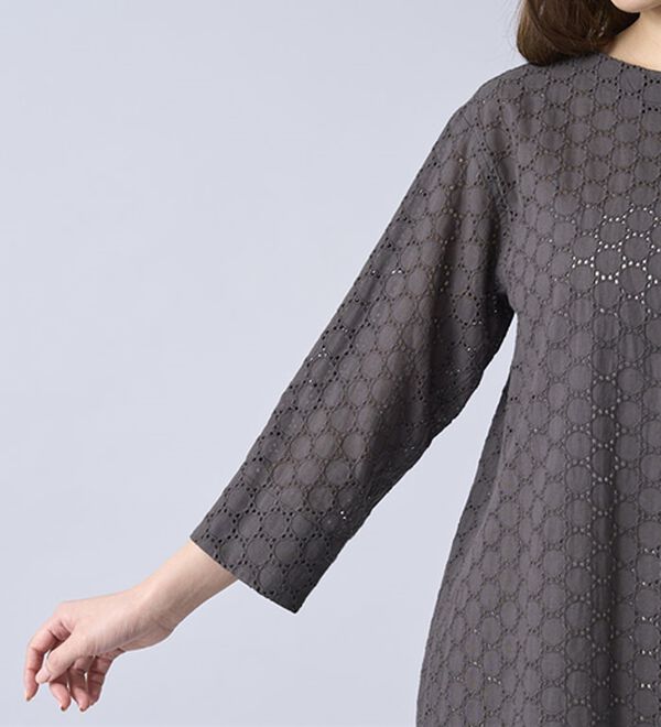 BELLUNA（ベルーナ）の「綿１００％サークルレース素材チュニック（チュニック）」｜詳細画像