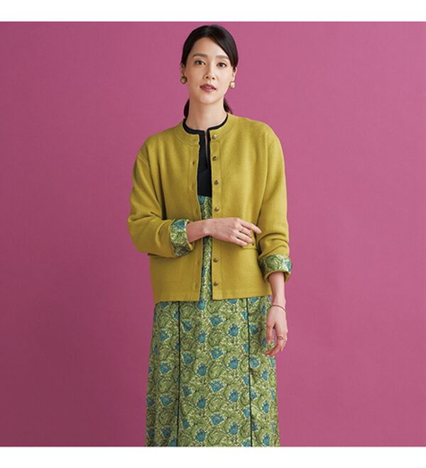 BELLUNA（ベルーナ）の「＜ウィリアムモリス柄＞プリントワンピース（プリントワンピース）」｜詳細画像