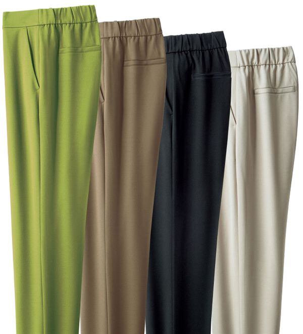 ルフラン（ルフラン）の「【４本組】手抜きに見せない＊美イージーパンツ（フルレングスパンツ）」｜詳細画像