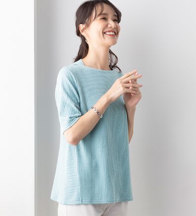 BELLUNA（ベルーナ）の「テンセル（ＴＭ）繊維混ストレッチプルオーバー（カットソー）」