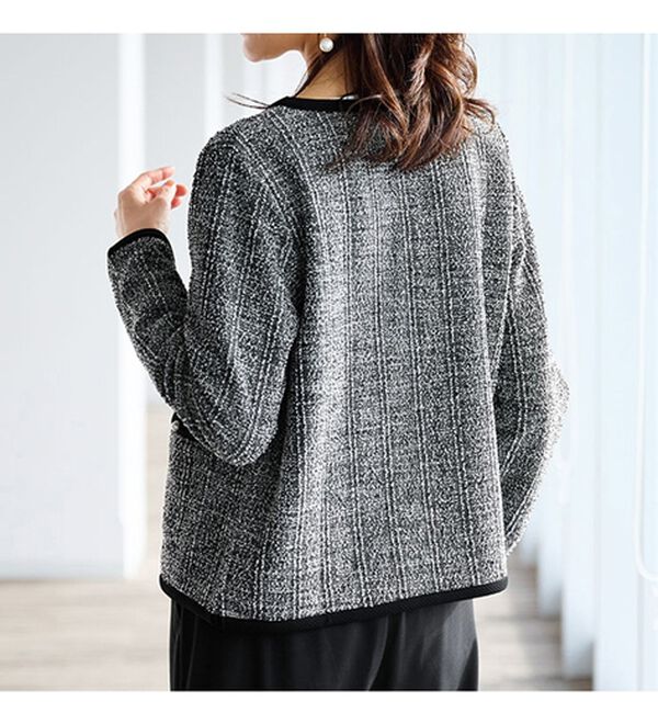 RANAN（ラナン）の「【４点セット】カーデ以上ジャケット未満キレイみえ印象チェンジセットスーツ（その他スーツ）」｜詳細画像