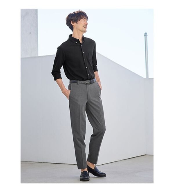 REMEN'S（リメンズ）の「【接触冷感】楽ちん快適ストレッチスラックス６５・７０（メンズスラックス）」｜詳細画像