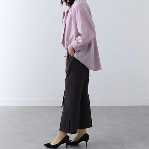 BELLUNA（ベルーナ）の「ジョーゼット素材ボウタイブラウス（ブラウス）」｜詳細画像