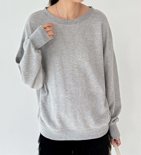 GeeRA（ジーラ）の「着回し自在！柔らか裏毛スウェット（カットソー）」｜詳細画像