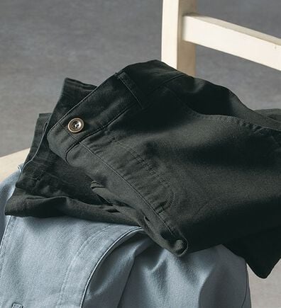 BELLUNA（ベルーナ）の「＜＆ｃｏｃｏｃｈｉ＞短めトップスに合わせる洗い加工ゆったりコクーンパンツ（フルレングスパンツ）」