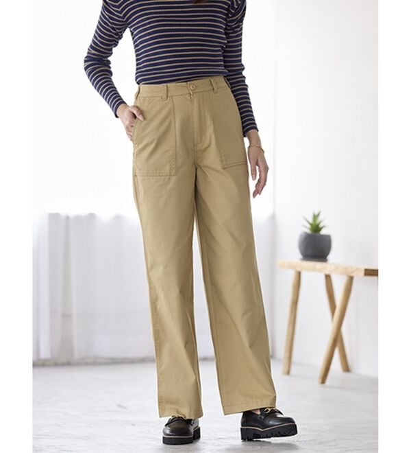 BELLUNA（ベルーナ）の「大人のきれいめベイカーチノパンツ（フルレングスパンツ）」｜詳細画像