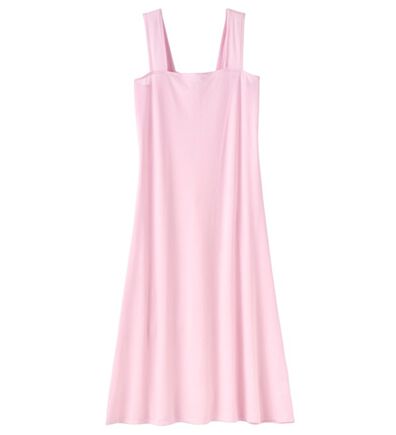 YU'NOW（ユナウ）の「ヒンヤリ冷感！【制菌】ブラ紐隠しのインナーワンピース（スリップ・ペチコート）」