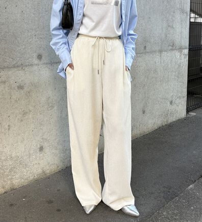 GeeRA（ジーラ）の「さらさら涼感イージーパンツ（フルレングスパンツ）」