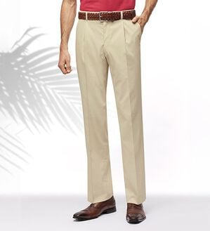 「【２本組】＜ゴールデンベア＞しわになりにくい綿タッチスラックス（メンズスラックス）」｜詳細画像