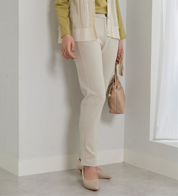 BELLUNA（ベルーナ）の「【選べる2丈】きれい見えボンディングスリムパンツ（フルレングスパンツ）」｜詳細画像