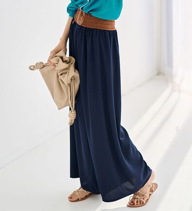 RANAN（ラナン）の「ウエストデザインパンツ（フルレングスパンツ）」