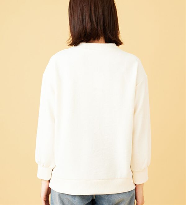 BELLUNA（ベルーナ）の「ジャカード素材肩ボタンプルオーバー（カットソー）」｜詳細画像