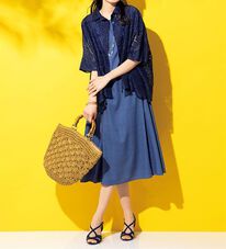 ルフラン（ルフラン）の「たっぷりドレープのワンピアンサンブル（フォーマルワンピース）」