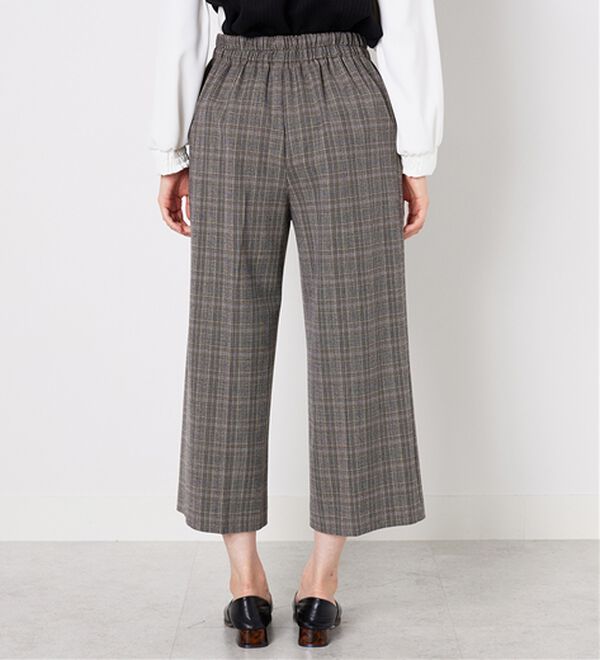 BELLUNA（ベルーナ）の「ストレッチ素材ボタン使いワイドパンツ（その他パンツ）」｜詳細画像