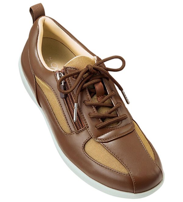 ルフラン（ルフラン）の「ラクかる！健康志向シューズ（スニーカー）」｜ブラウン