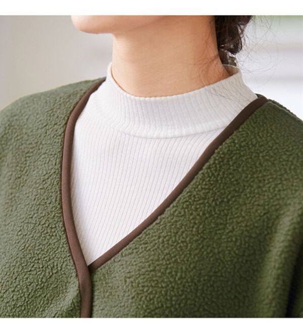 「ふんわりあったかボアガウン（パジャマ・ルームウェア）」｜詳細画像