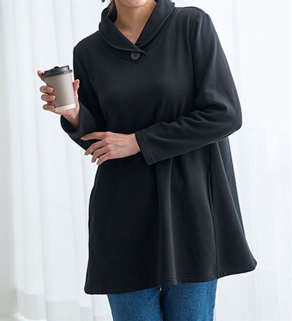 BELLUNA（ベルーナ）の「まるで着る毛布！裏ファーデザインチュニック（チュニック）」｜詳細画像