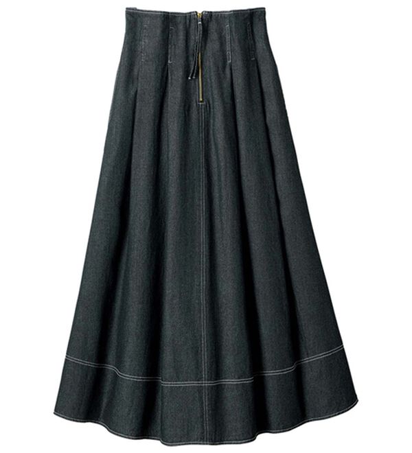 ルフラン（ルフラン）の「【２色組】柔らかデニムデザインスカート（ロングスカート）」｜詳細画像