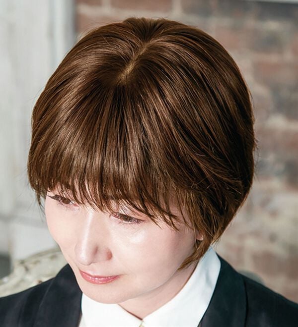 「人毛１００％白髪隠しウィッグセット（ウィッグ・ヘアピース・エクステ）」｜詳細画像