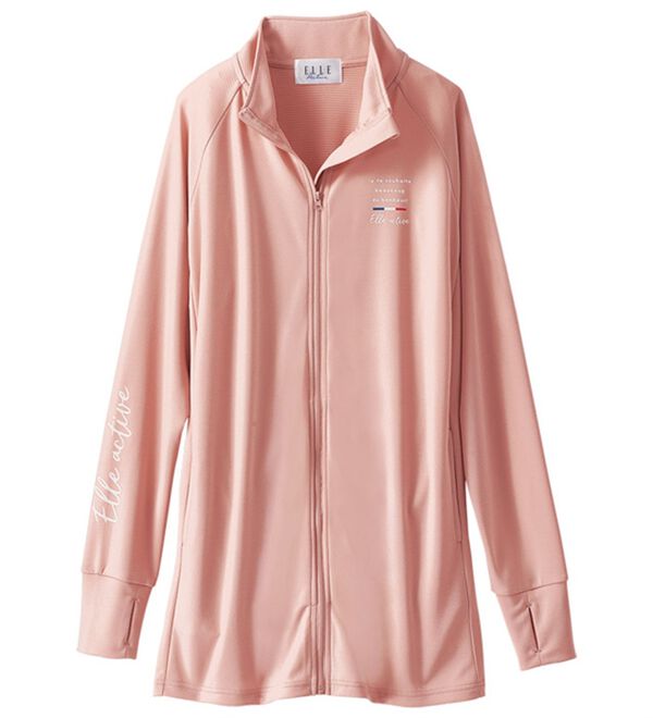 BELLUNA（ベルーナ）の「＜ＥＬＬＥ　Ａｃｔｉｖｅ＞ＵＶ対策！ラッシュガードジャケット（パーカー）」｜詳細画像