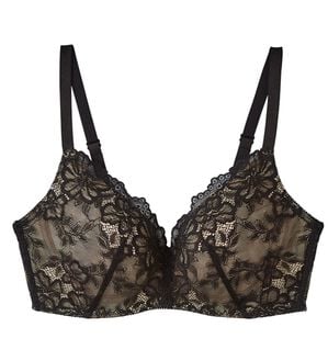 YU'NOW（ユナウ）の「スタイルアップレーシーブラ（ブラジャー）」｜ブラック