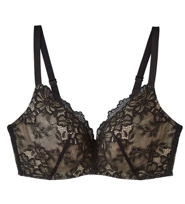 YU'NOW（ユナウ）の「スタイルアップレーシーブラ（ブラジャー）」｜ブラック