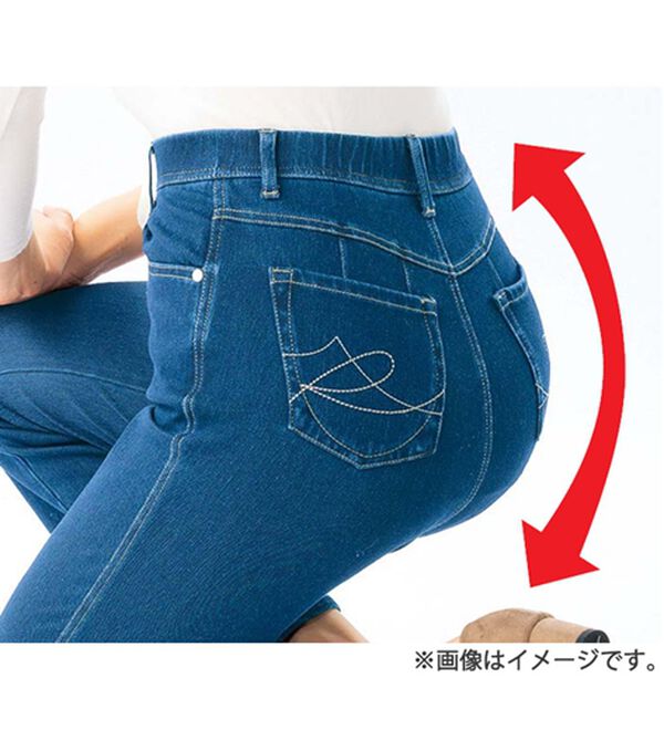 ルフラン（ルフラン）の「優しい肌心地！ラク美タックパンツ（フルレングスパンツ）」｜詳細画像