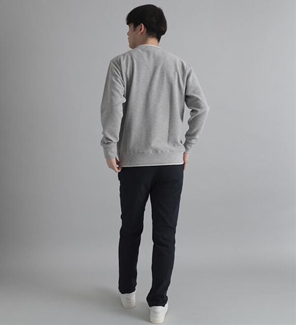 「＜ポロ・ビーシーエス＞ワッフルレイヤードトレーナー（メンズトレーナー）」｜詳細画像