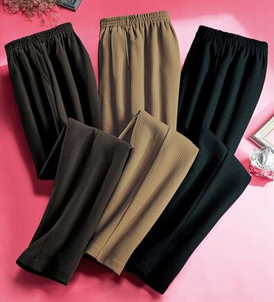 ルフラン（ルフラン）の「【３本組】ぴったりサイズが選べるパンツ（フルレングスパンツ）」